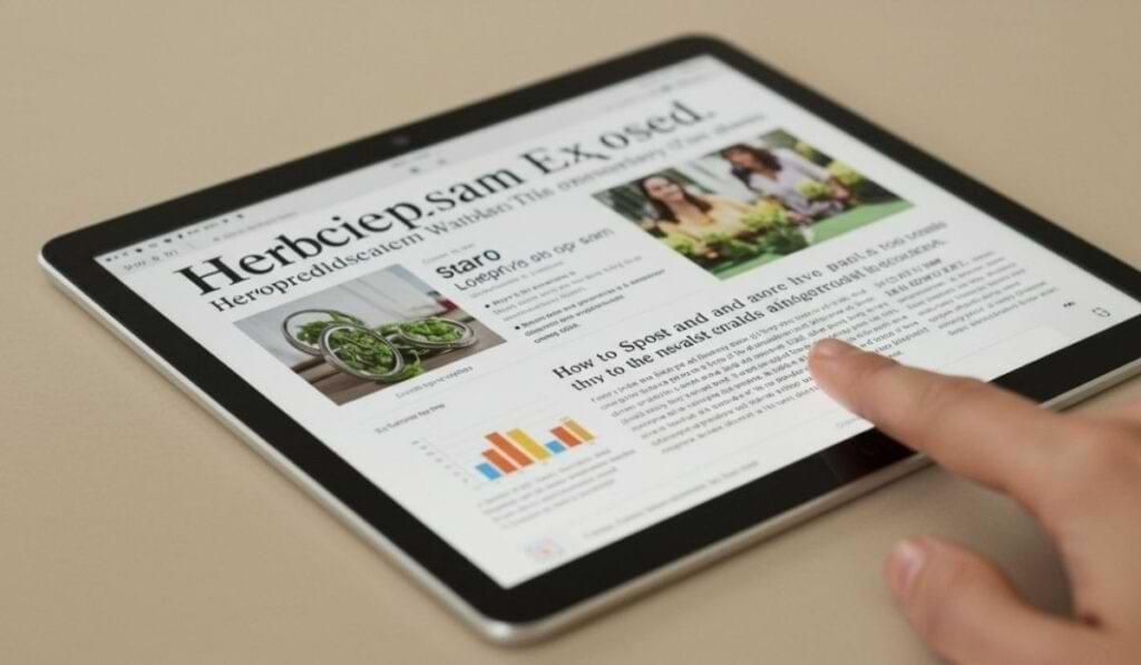 1. What “Herbciepscam” Usually Means Online?