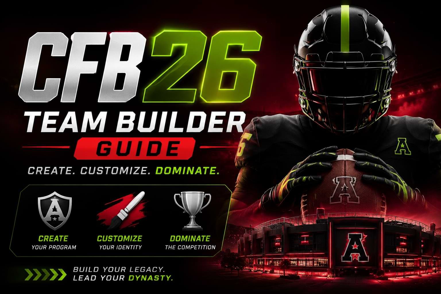 CFB 26 Team Builder Guide: Create, Customize & Dominate