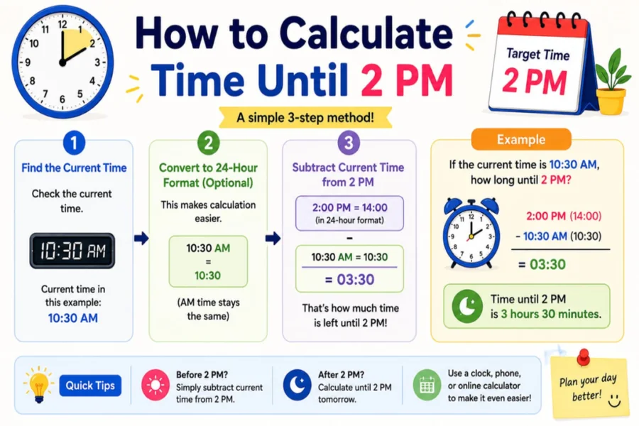 How Many Minutes Until 2:30 pm Today? Simple Guide
